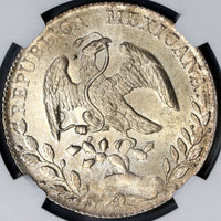1889-Pi NGC MS 64 Mexico 8 Reales Potosi Mint Silver Coin (18100302C)