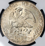 1889-Pi NGC MS 64 Mexico 8 Reales Potosi Mint Silver Coin (18100302C)
