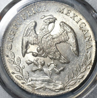 1890-Ga PCGS MS 62 Mexico 8 Reales Guadalajara Mint State Silver Coin (21011501D)