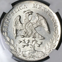 1891-Do NGC MS 63 Mexico 8 Reales Durango Mint State Silver Coin (22062301C)