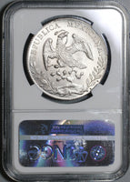1893-As NGC MS 63 Mexico 8 Reales Coin Mint State Alamos Silver Coin (19111701C)