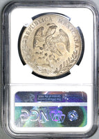 1894-As NGC MS 62 Mexico 8 Reales Coin Scarce Alamos Silver Coin (19061501C)