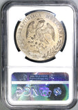 1894-As NGC MS 62 Mexico 8 Reales Coin Scarce Alamos Silver Coin (19061501C)