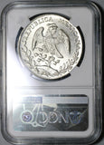 1894-Ga NGC MS 62 Mexico 8 Reales Guadalajara Mint State Silver Coin (19112403C)