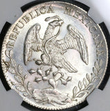 1894-Ho NGC MS 62 Mexico 8 Reales Hermosillo Mint State Silver Coin (23021702C)