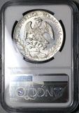 1894-Ho NGC MS 62 Mexico 8 Reales Hermosillo Mint State Silver Coin (23021702C)
