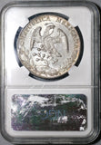 1890-Ho NGC MS 64 Mexico 8 Reales Hermosillo Mint State Very Scarce Silver Coin (20050101C)