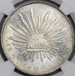 1895-Do NGC MS 63 MEXICO 8 Reales Last Silver Durango Coin POP 4/0 (18091006C)