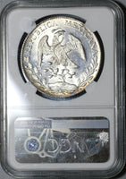 1896-Go NGC MS 63 Mexico 8 Reales Guanajuanto Mint State Silver Coin (20070203C)