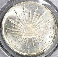 1896-Zs NGC MS 65 Mexico 8 Reales Mint State GEM Silver Coin (19090203C)