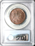 1915 PCGS MS 63 Aguascalientes 20 centavos Mexico Revolution RB Coin POP 1/0 (23012901D)