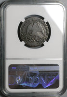 1866 NGC VG 8 Mexico Durango 1/4 Real Quarto Quartilla State Coin (22120402C)