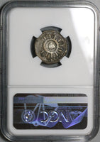 1829 NGC VF 25 Mexico 1/8 Real Guanajuato Un Octavo State Coin POP 2/0 (22090801C)