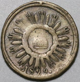 1829 Mexico Guanajuato 1/8 Real Un Octavo Radiant Cap Rare Coin (21080604R)