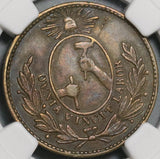 1857 NGC XF 40 Guanajuato Mexico State 1/8 Real Octavo Coin POP 1/0 (20070504C)