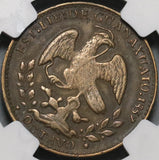 1857 NGC XF 40 Guanajuato Mexico State 1/8 Real Octavo Coin POP 1/0 (20070504C)