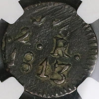 1813 NGC XF 40 Mexico Oaxaca Sud 2 Reales Morelos War Independence Coin (22122702C)