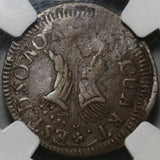 1834 NGC VF 30 Sonora 1/4 Real Mexico State Rare Una Quart Coin POP 1/0 (20072902C)