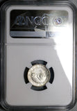 1936 NGC MS 64 Nicaragua 10 Centavos Volcanos Mint State Silver Coin (22110203C)