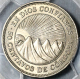 1939 PCGS MS 64+ Nicaragua 50 Centavos Volcanos Cordoba Coin POP 1/0 (21012003D)