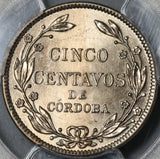 1937 PCGS MS 64 Nicaragua 5 Centavos Volcanos Coin (21012005D)