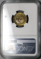 1943 NGC MS 65 Nicaragua 5 Centavos Volcanos Cordoba Coin POP 5/1 (22032603C)