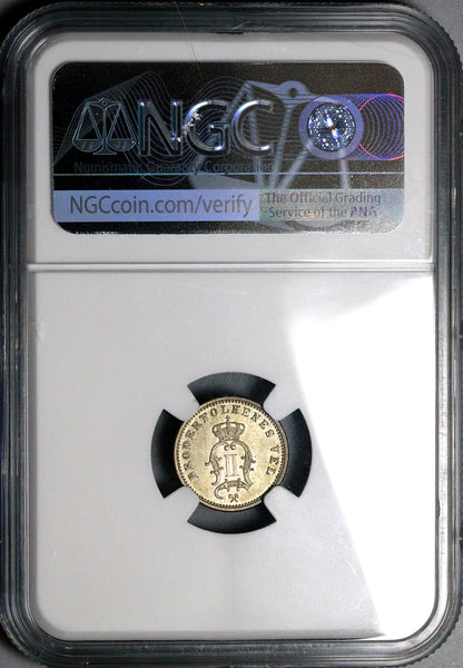 1889 NGC MS 63 Norway 10 Ore Oscar II Silver Coin (22070801C