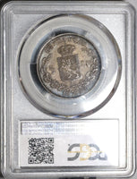 1849 PCGS AU 50 Norway 1/2 Specie Daler Oscar Silver Coin (19122301D)