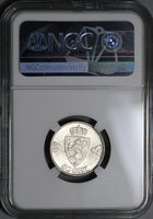 1919 NGC MS 65 Norway Silver 50 Ore Haakon VII Coin Pop 3/0 (21011002C)