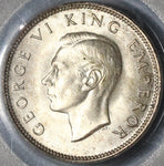 1946 PCGS MS 64 New Zealand Shilling Mint State Last Silver Coin (20012303C)