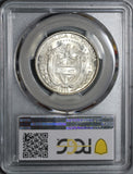 1953 PCGS MS 67 Panama 1/2 Balboa Mint State Silver Coin POP 6/0 (20051501C)