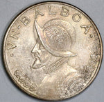 1934 Panama Balboa AU 90% Silver Dollar Coin (23112806R)