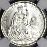 1915 NGC MS 65 Peru 1/2 Sol Silver Seated Liberty Mint State Coin (21030701C)