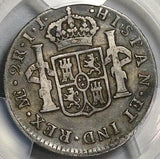 1795 PCGS VF 30 Peru 2 Reales Charles IIII Spain Colonial Silver Coin (22032601C)