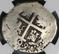 1709 NGC VF 25 Peru Cob 4 Reales Spain Colonial Philip V Silver Colonial Coin POP 1/0 (22061501C)