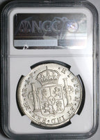 1805 NGC MS 61 Peru 8 Reales Charles IIII Lima Pillars Silver Dollar Coin (23031001C)