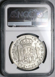 1805 NGC MS 61 Peru 8 Reales Charles IIII Lima Pillars Silver Dollar Coin (23031001C)