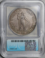 1826 ICG XF 45 Peru 8 Reales Lima Standing Liberty Shield Silver Coin (21061203C)