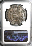 1828 NGC XF 40 Peru Cuzco 8 Reales Standing Liberty Silver Coin (23032802C)