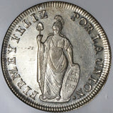 1830 NGC MS 61 Peru 8 Reales Lima Standing Liberty Silver Dollar Coin (21102701C)