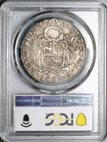 1832-C PCGS AU 50 Peru Cuzco 8 Reales Standing Liberty Coin POP 2/1 (23012504C)