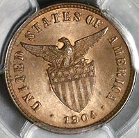 1904 PCGS MS 63 Philippines  1/2 Centavo USA Administration Coin (22111501C)