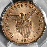 1904 PCGS MS 63 Philippines  1/2 Centavo USA Administration Coin (22111501C)