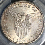 1908-S PCGS AU 58 Philippines Peso Silver USA Coin (23032803C)