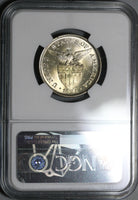 1921 NGC MS 62 Philippines 50 Centavos Silver USA Coin (20102504C)
