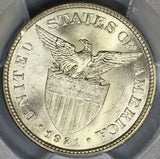 1921 PCGS MS 63 Philippines 50 Centavos Silver Coin (19032701C)