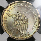 1903 NGC PF 65 Philippines 5 Centavos Gem Proof USA Coin (19100601D)