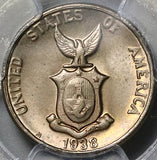 1938-M PCGS MS 64 Philippines 5 Centavos Manila Mint Pedigree Coin (22050602C)