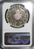 1834 NGC VF 35 Philippines 8 reales F.7.0 Counterstamp 1829 Peru Lima Coin (21030901C)