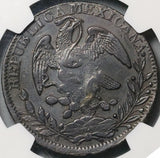 1835 NGC XF Det Philippines 8 Reales Y II Counterstamp Mexico Zacatecas Zs Coin (22020801D